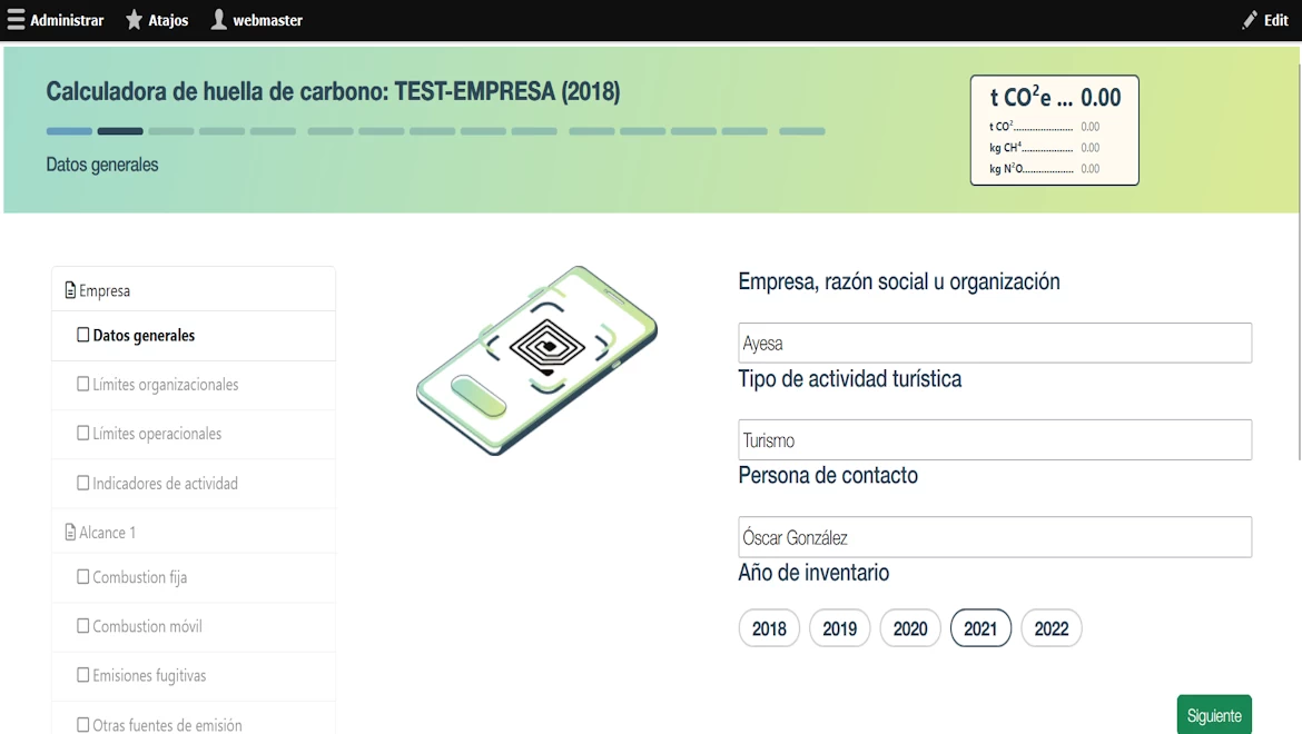 Promotur: Carbon footprint calculator - Image 2